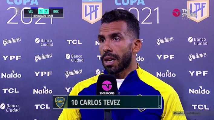 VIDEO: El pedido de Tevez, tras la goleada ante Vélez