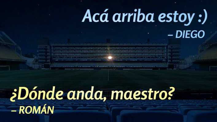 Video en Twitter: el diálogo entre Riquelme y Maradona que te hará llorar