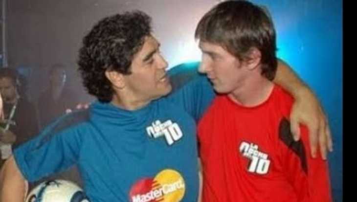 VIDEO: Es viral: el día que Maradona y Messi jugaron juntos al fútbol tenis