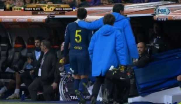 VIDEO: Fernando Gago salió por lesión en Copa Libertadores