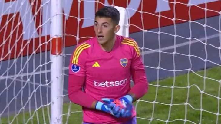 VIDEO: La descomunal doble atajada de Leandro Brey para evitar la derrota de Boca