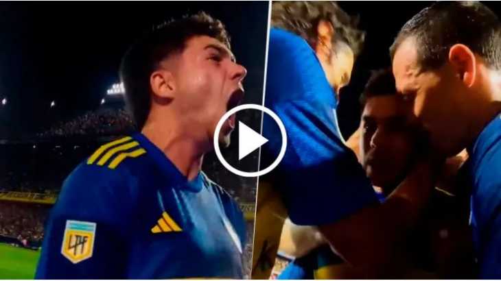 VIDEO: La frase de Lema a Blondel en el medio de los festejos de su golazo a Racing