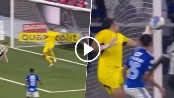 VIDEO: La increíble atajada de Cassio en Cruzeiro que se hizo viral entre los hinchas de Boca