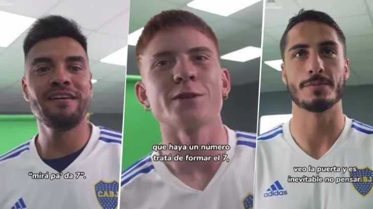 VIDEO: Los jugadores de Boca se confiesan: ellos también ven el 7 por todos lados