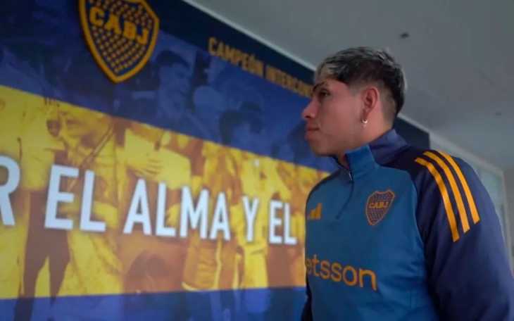 VIDEO: Mirá desde adentro cómo fue la llegada de Carlos Palacios a Boca