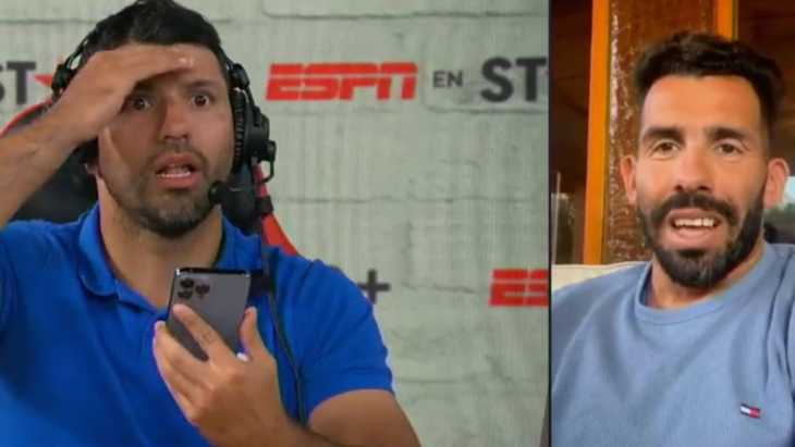VIDEO: Mirá la divertida broma que le hizo el Kun Agüero a Carlitos Tévez por Twitch