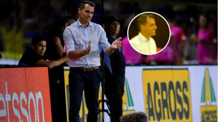 VIDEO: No se vio: el gesto de Guillermo Farré a los hinchas de Boca en pleno partido ante Belgrano