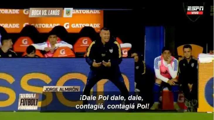 VIDEO: Nueva frustración de Almirón con Pol Fernández en Boca