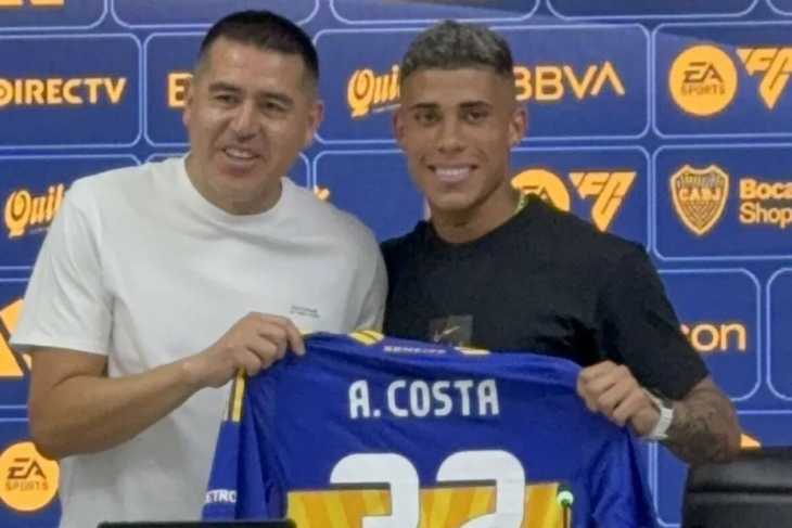 VIDEO: Se sintió el cariño de la gente: Ayrton Costa sobre su debut con la camiseta de Boca