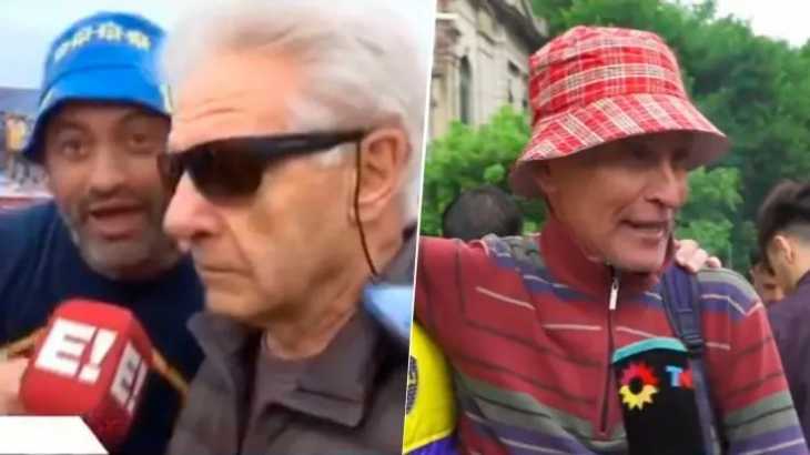 VIDEO: Sorpresa en la movilización de Boca: un hincha de River y otro de San Lorenzo se sumaron y contaron por qué