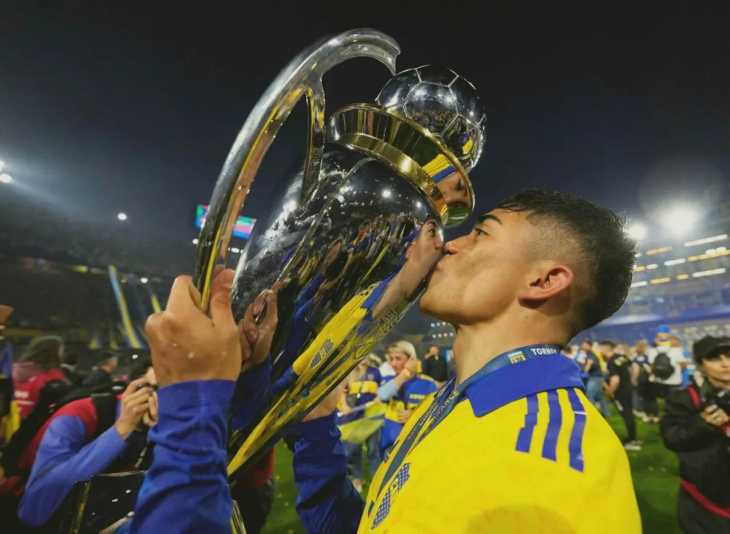 Video: tras confirmarse su salida a la MLS, Langoni se despidió de sus compañeros en Boca