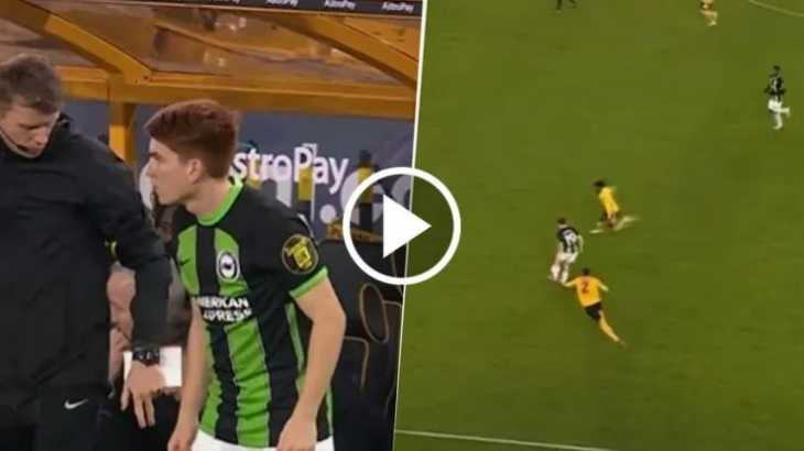 VIDEO: Valentín Barco debutó en Brighton con una buena acción individual y un resultado inesperado