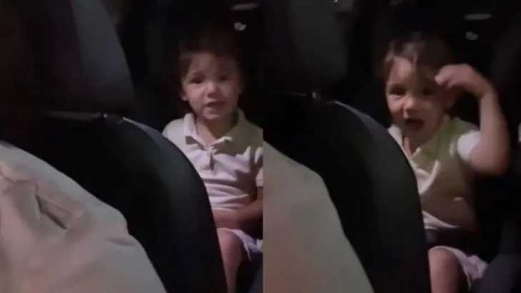 Video viral: Un hijo de Cavani canta sacado canciones de Boca