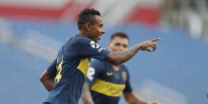 Villa debutó y marcó gol en la victoria 4-2 de Boca sobre Medellín