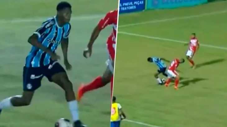 VIRAL: El juvenil de Gremio que se llama Riquelme y juega parecido al ídolo de Boca