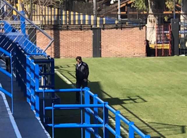 Visitas en el entrenamiento de Boca Juniors