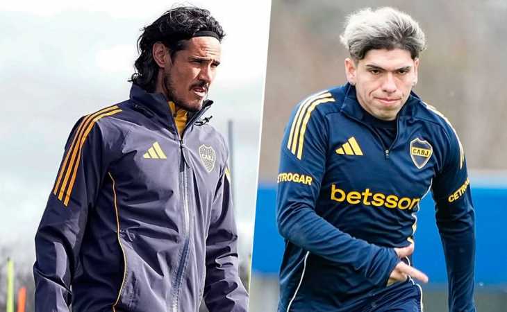 ¿Vuelven Edinson Cavani y Carlos Palacios? La noticia que podría cambiar la formación de Boca ante Barracas Central