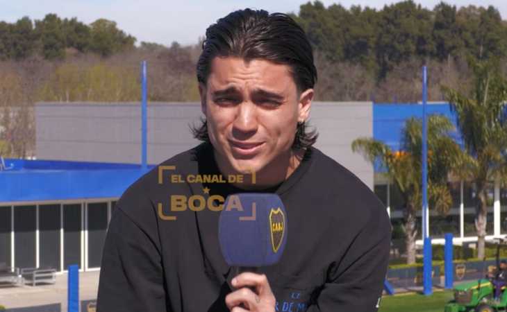 Zeballos se despidió entre lágrimas: Boca, su relación con Paredes y un consejo a Aranda
