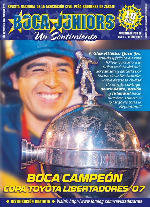 10° aniversario de la revista 'Boca Juniors, Un Sentimiento'