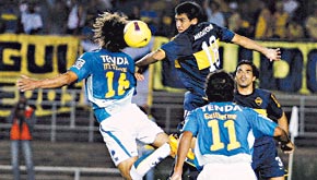 Boca tuvo su noche de fiesta en la casa de Cruzeiro