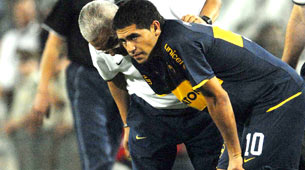 La mirada de Riquelme sobre la victoria