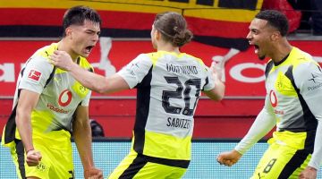 Aaron Anselmino tuvo su debut goleador en la victoria del Borussia Dortmund
