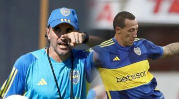 Alarma en Boca: Cristian Lema se lesionó y Diego Martínez probó una defensa inédita con un juvenil