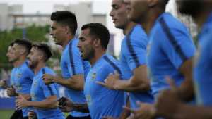 Boca se entrenaba hasta que lo frenó el granizo