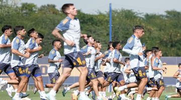 Boca volvió al trabajo tras el fallecimiento de Russo: Cavani y Velasco entrenaron diferenciados