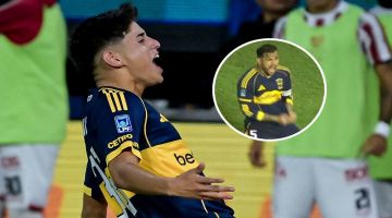 Como si fuera suyo: el desaforado festejo de Leandro Paredes en el gol de Aranda