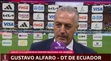 El emotivo mensaje de Alfaro tras la victoria de Ecuador