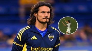 El gesto de Edinson Cavani a la hinchada de Boca en plenos silbidos al equipo