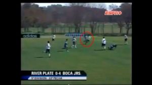 El gol de Pratto a River con la camiseta de Boca que es viral