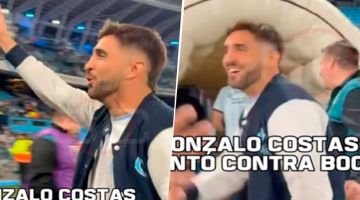 El picante cantito del hijo de Gustavo Costas en Racing antes del clásico: “Los de Boca son…”