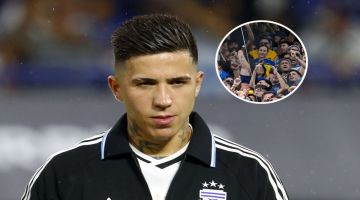 Enzo Fernández se quejó de La Bombonera y los hinchas de Boca salieron al cruce: “Dejá de llorar”