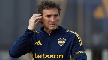 ¿Está definido? Claudio Úbeda probó un equipo en la última práctica de Boca antes de Talleres
