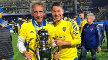 Franco Gayoso comenzó a trabajar como entrenador de arqueros en Boca