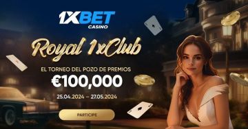 ¡Gane €30,000 en el torneo Royal 1xClub!