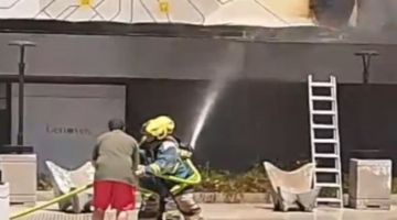 Incendio frente a La Bombonera en la previa de Boca vs. Riestra: qué pasó