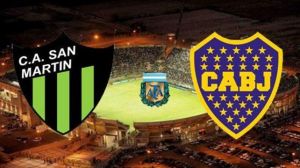 La AFA confirmó el día y horario San Martín de San Juan-Boca Juniors