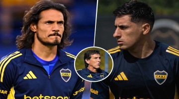 La decisión final de Úbeda con Cavani y Merentiel para Boca vs. Universidad Católica
