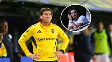 La decisión final de Úbeda con Edinson Cavani en Boca para el duelo con Vélez