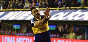 La espectacular foto de Toto Salvio con un remera de Boca riquelmista
