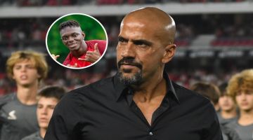 La postura de Verón en Estudiantes ante las dudas de Boca por el pase de Edwuin Cetré