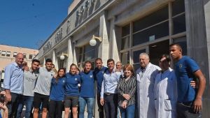 La visita de Villa y Almendra al hospital Borda