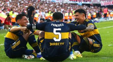 Leandro Paredes reveló quién es el cuarto integrante del truco con Merentiel y Bareiro y por qué no festeja con ellos