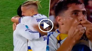 Los goles de Ascacibar y Merentiel para el triunfo parcial de Boca ante Lanús