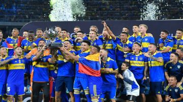 Luca Langoni apareció con una camiseta de Boca y los hinchas ya lo piden: “Que vuelva ya”