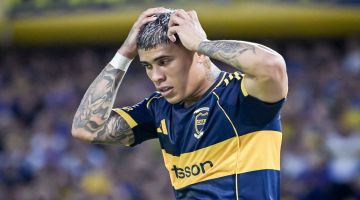 Mala noticia para Úbeda: Ayrton Costa no podrá jugar en Boca vs. Universidad Católica