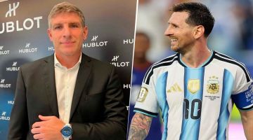 Martín Palermo, conmovido por su encuentro con Messi: “Estaba como mi nene”